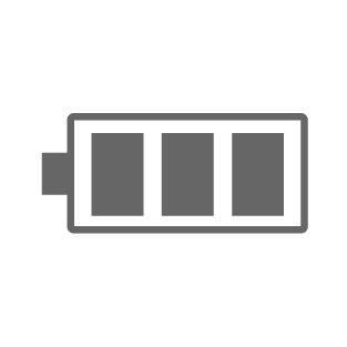 iPhoneバッテリー交換のイメージ、充電マークイラスト